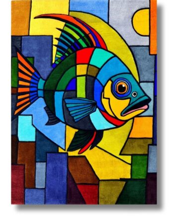 Tufted Rug "Reef Mosaic"